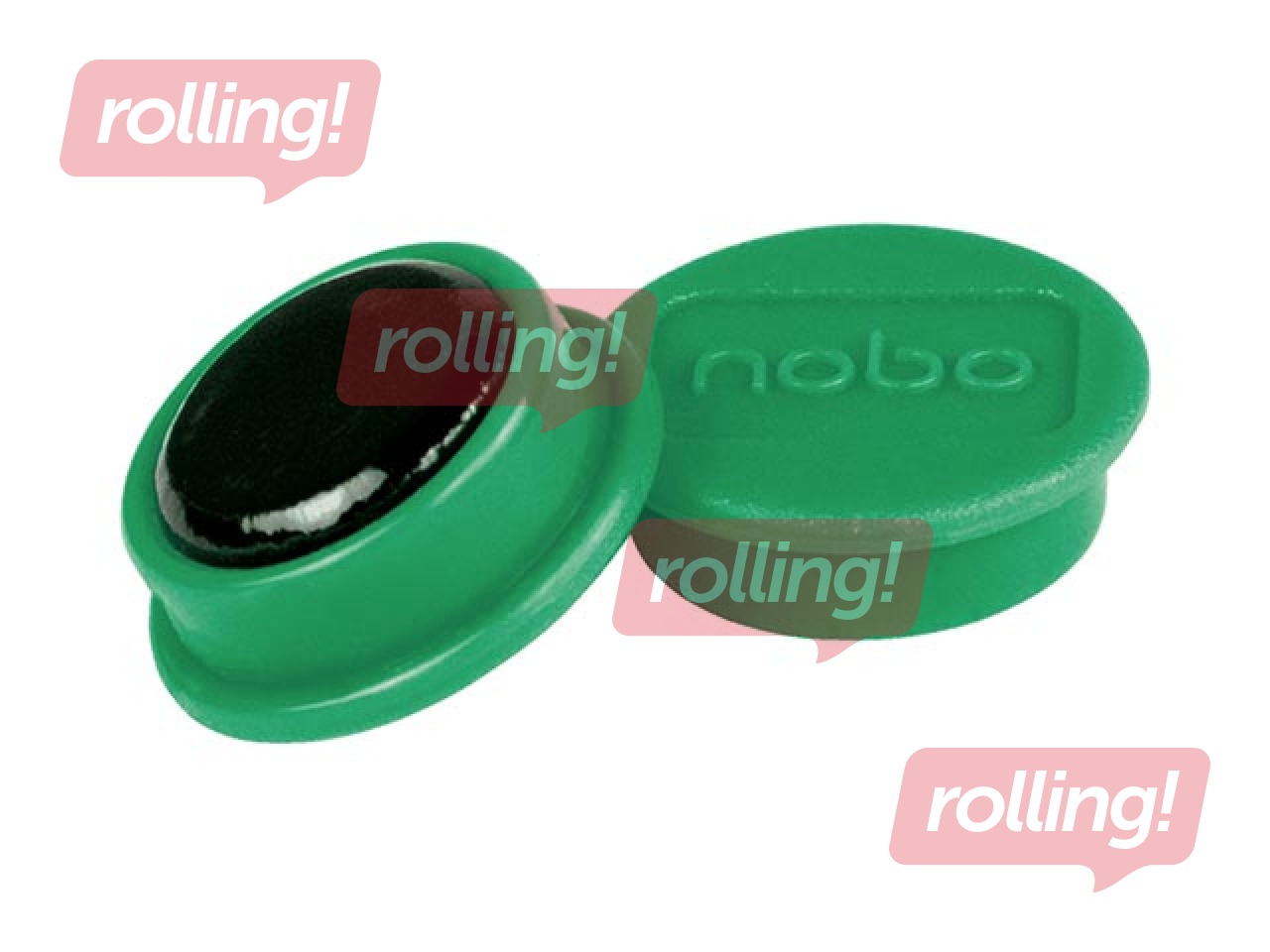 Magnetid Nobo, 23 mm, 10 tk, roheline