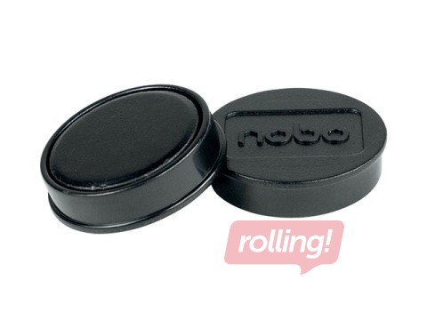 Magnets Nobo, black, 32mm, 10 pcs.