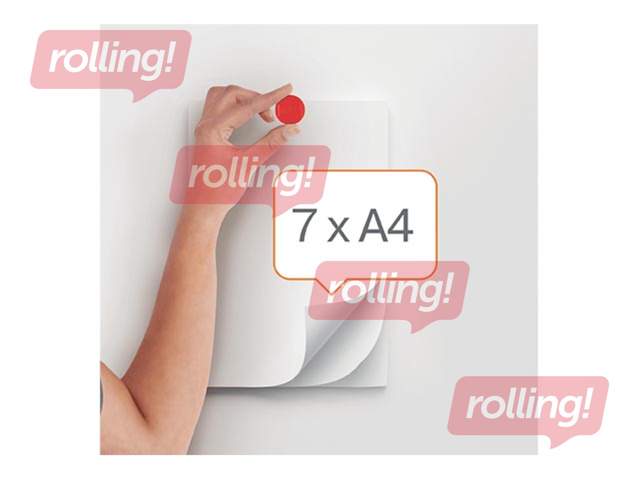 Magnets Nobo, 32 mm, 10 pcs., red