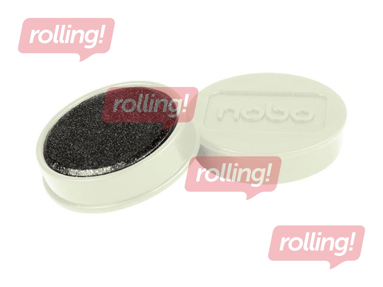 Magnetid Nobo, 32 mm, 10 tk, valge