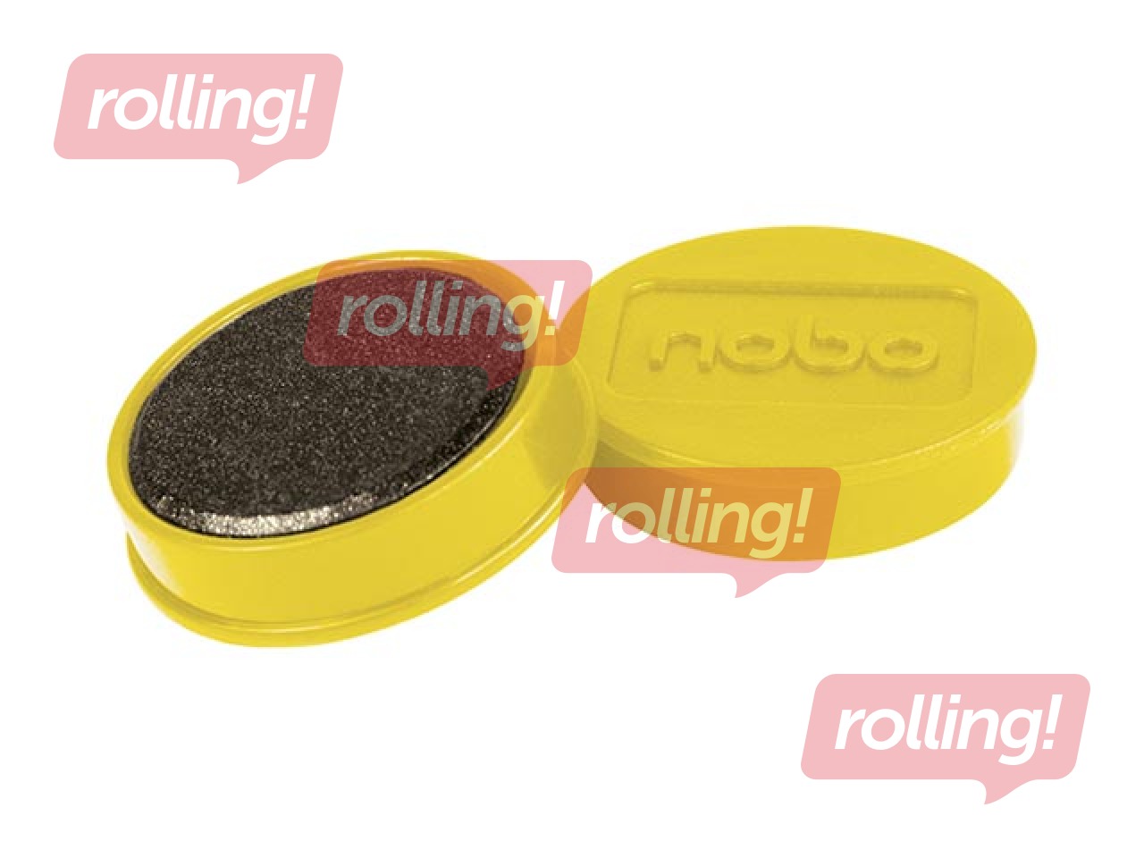 Magnetid Nobo, 32 mm, 10 tk, kollane
