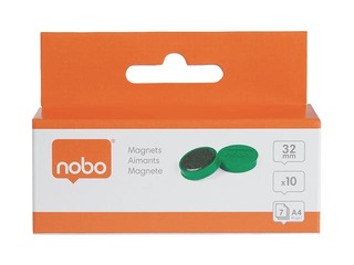 Magnetid Nobo, 32 mm, 10 tk, roheline