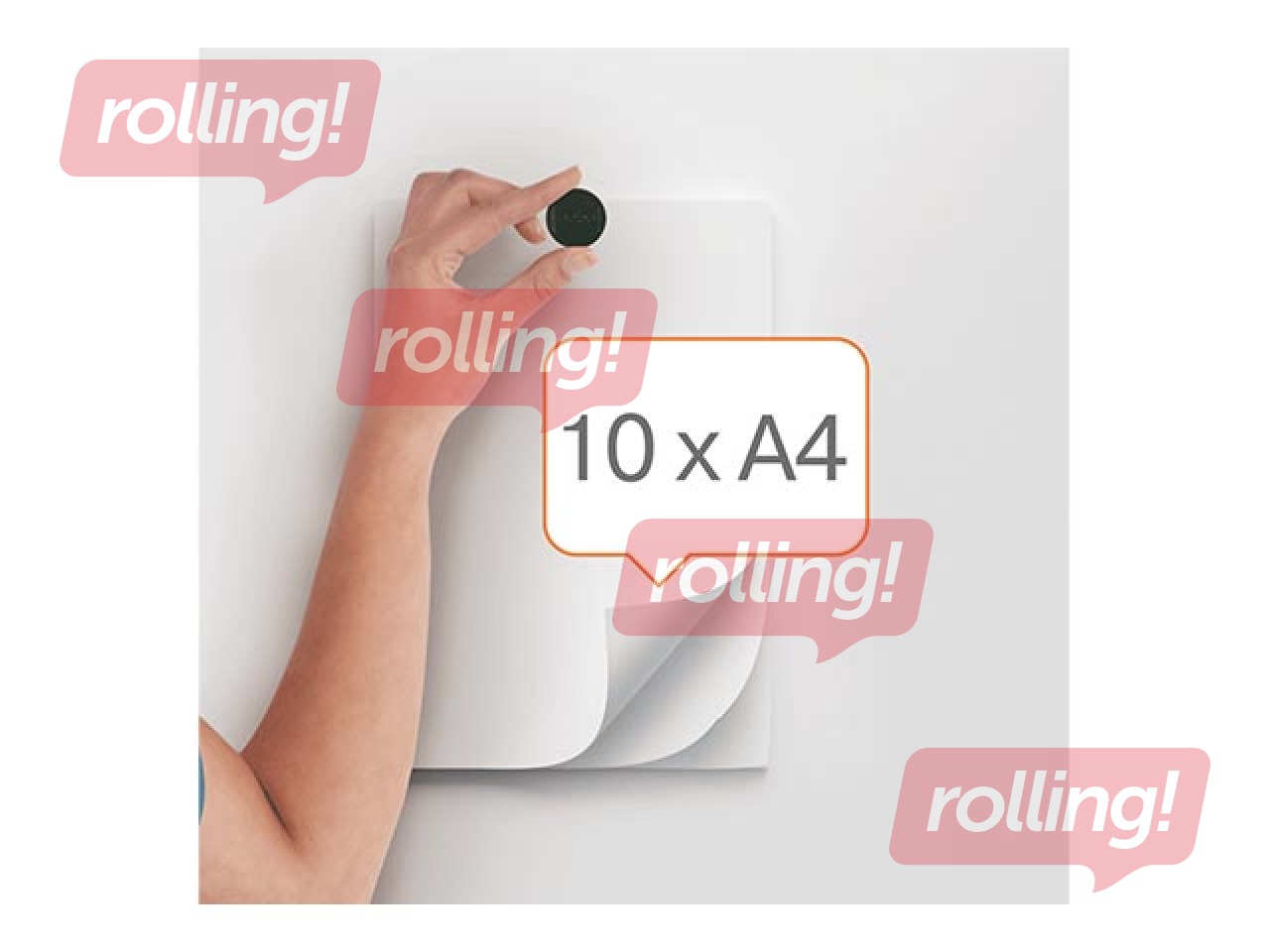 Magnetid Nobo, 38 mm, 10 tk, 1,5 kg, must