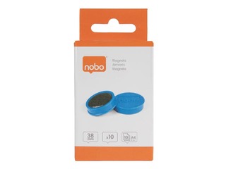 Magnets Nobo, 38 mm, 10 pcs., 1.5 kg, blue