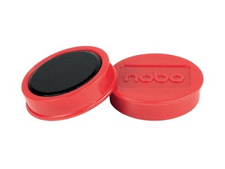 Magnetid Nobo, 38 mm, 10 tk., 1,5 kg, punane