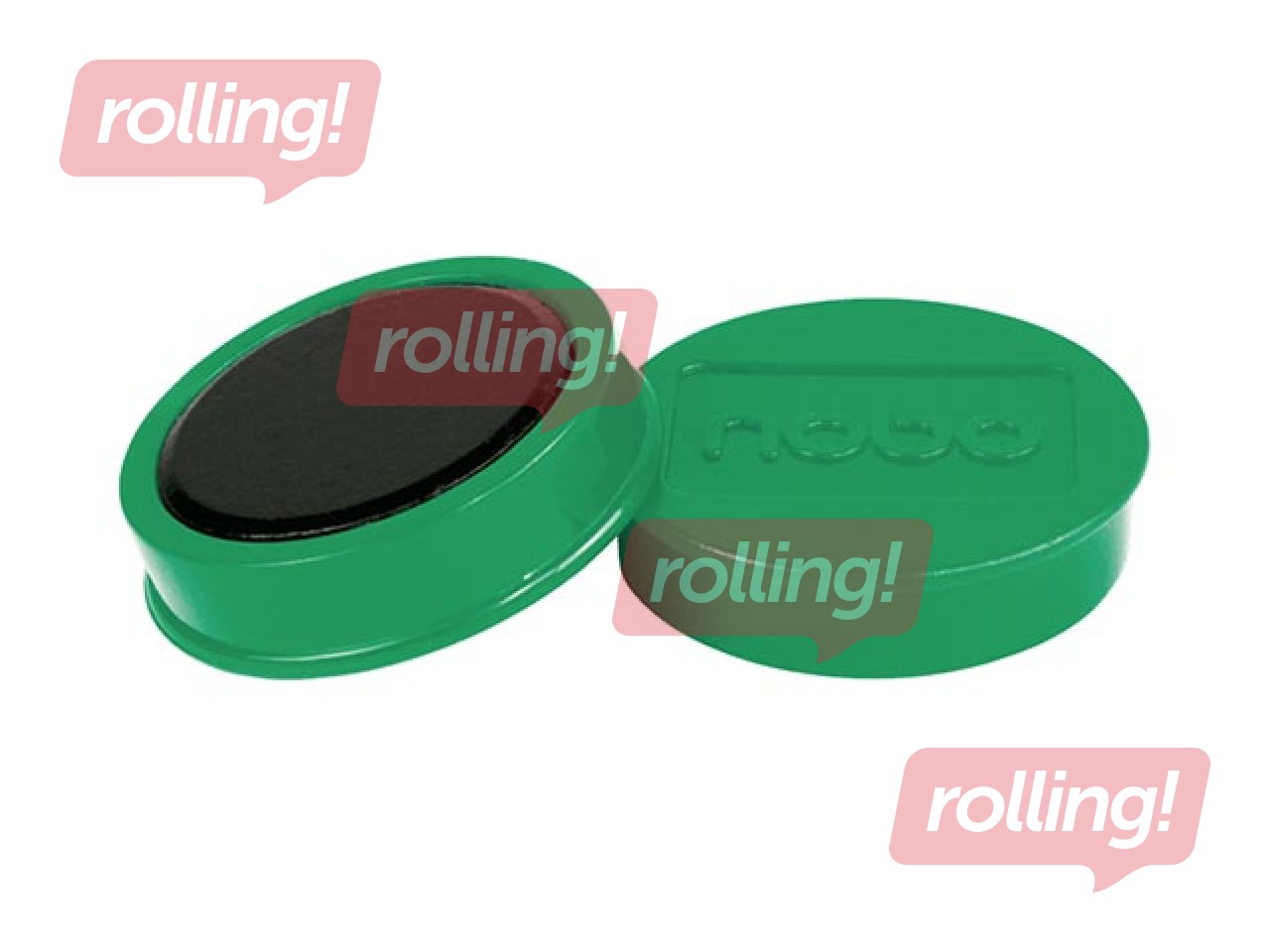 Magnetid Nobo, 38 mm, 10 tk, 1,5 kg, roheline