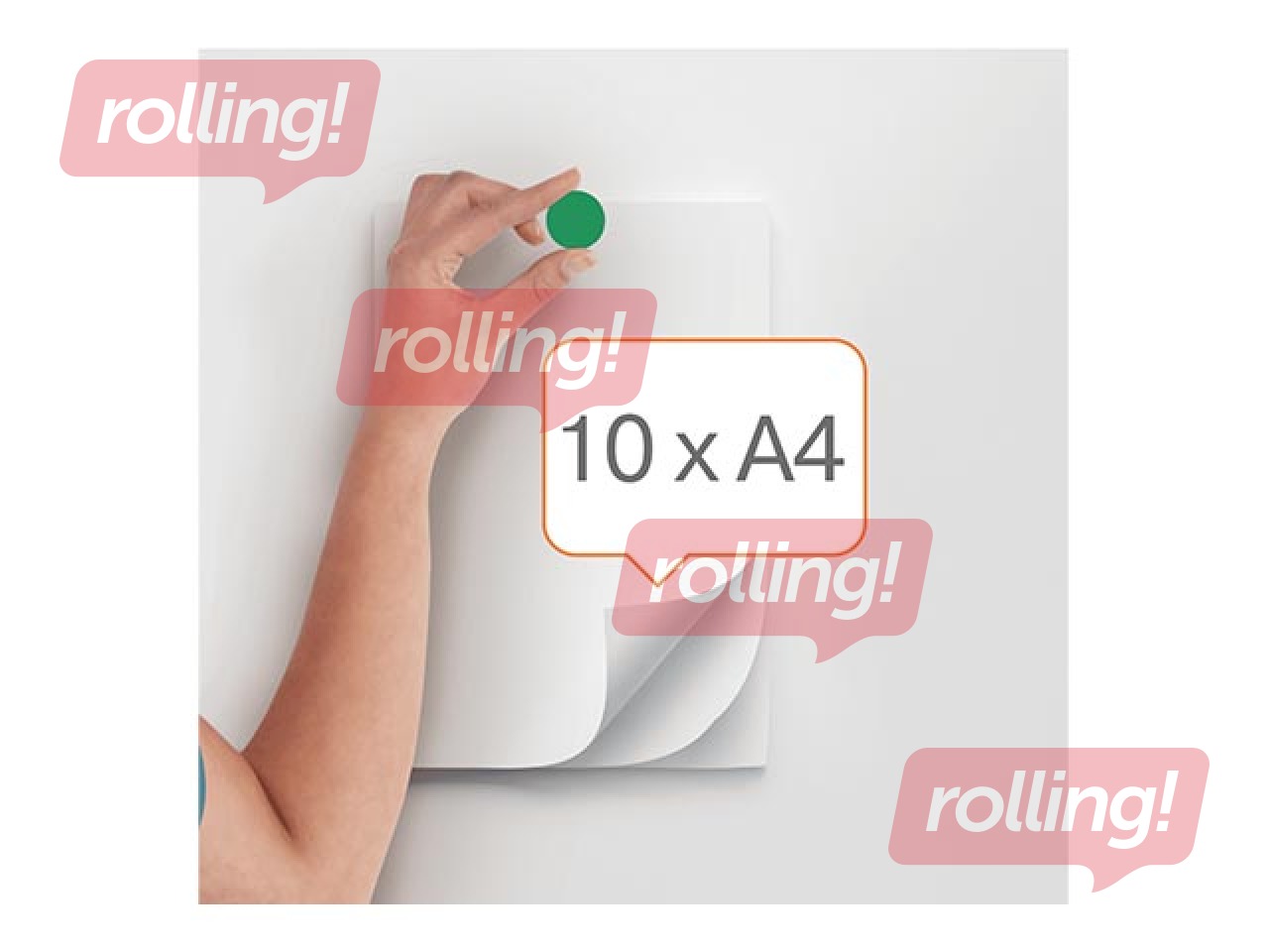Magnetid Nobo, 38 mm, 10 tk, 1,5 kg, roheline
