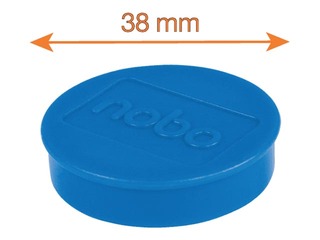 Magnetid Nobo, 38 mm, 10 tk, 2,5 kg, sinine