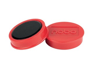 Magnēti Nobo, 38 mm, 10 gab., 2.5 kg, sarkani