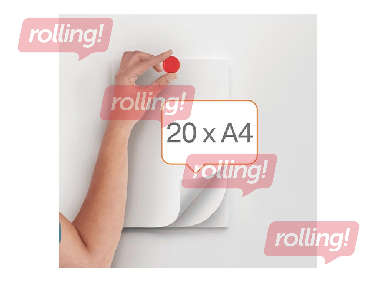 Magnetid Nobo, 38 mm, 10 tk, 2,5 kg, punane