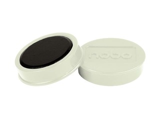 Magnēti Nobo, 38 mm, 10 gab., 2.5 kg, balti