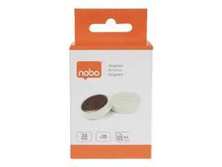 Магниты Nobo, 32 мм, 10 шт., 2.5 kг, белые