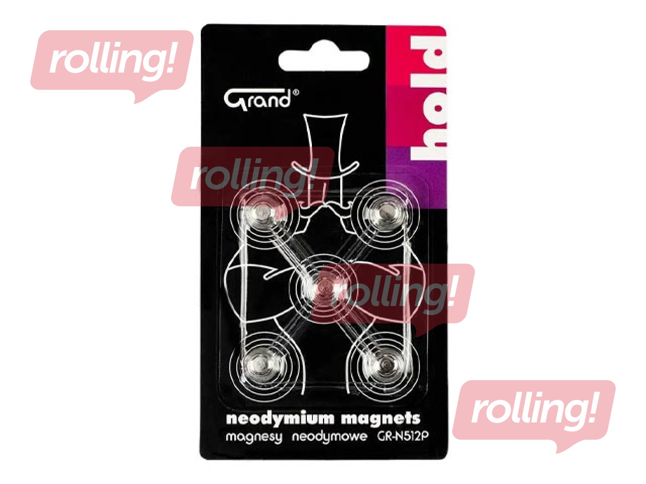 Magnets Grand, Neodymium, 12mm, 5 pcs.