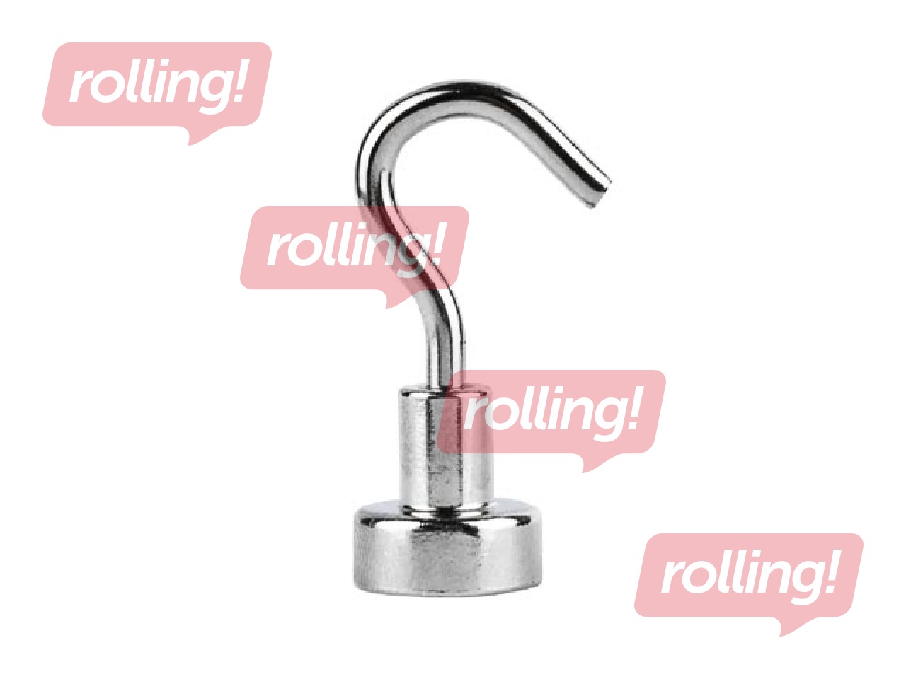 Magnetid Grand, Neodymium, konksuga, 12mm, 5 tk.