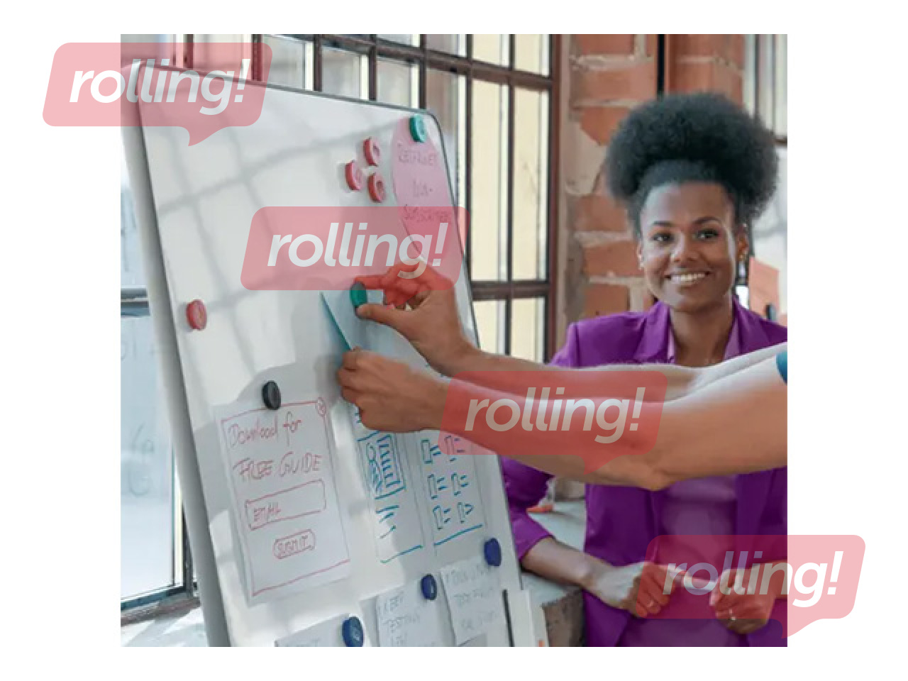 Magnetid Nobo, 24 mm, 10 tk, erinevad värvid