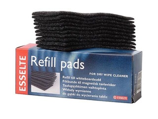 Reffil pads for dry wipe cleaner Esselte, 10 pcs.