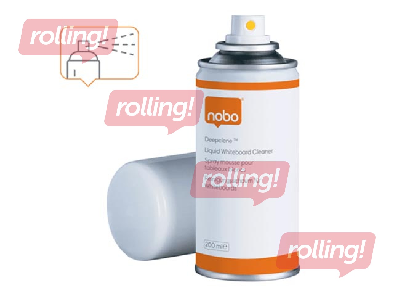 Tīrīšanas līdzeklis baltajām tāfelēm Nobo Deepclene, izsmidzināms, 200ml