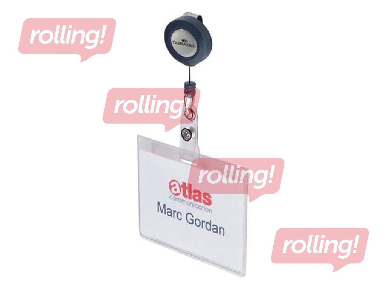 Rullikuga kaardihoidja Durable