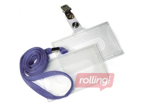 Identification card holder with a clip Argo, 59 x 92 mm