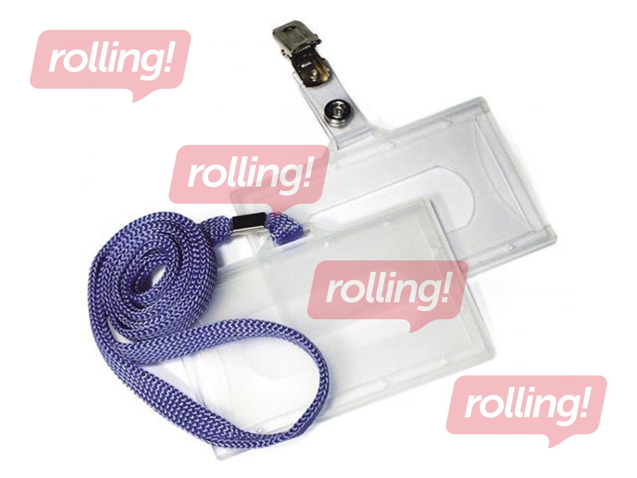 Identification card holder with a clip Argo, 59 x 92 mm