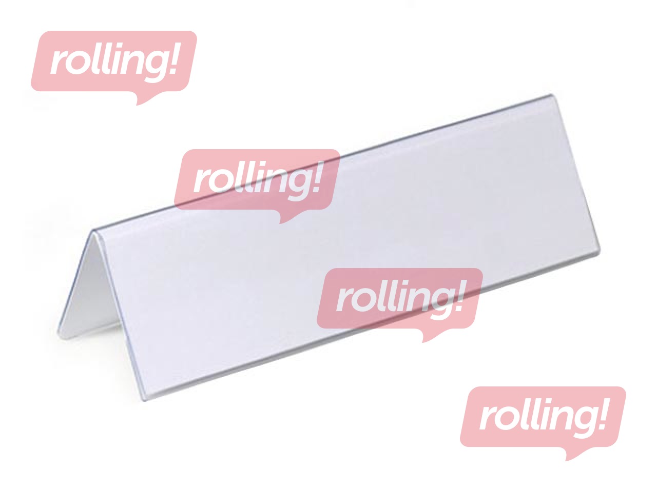 Galda kartes turētājs, 61/122 x 210 mm, caurspīdīgs