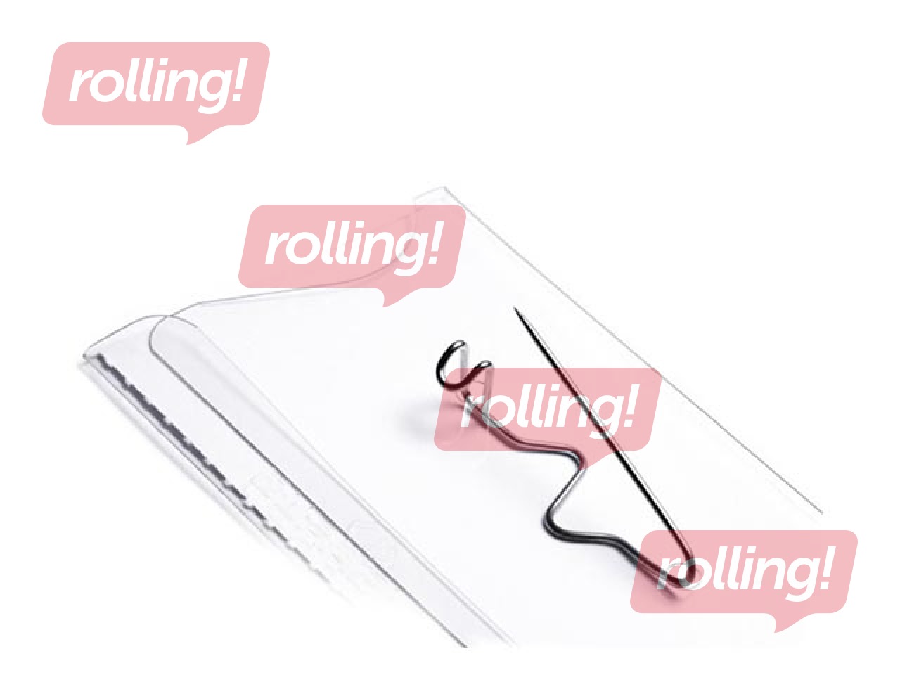 Plastikust nimekaart. Horisontaalne suurus 30 x 60 mm, Durable