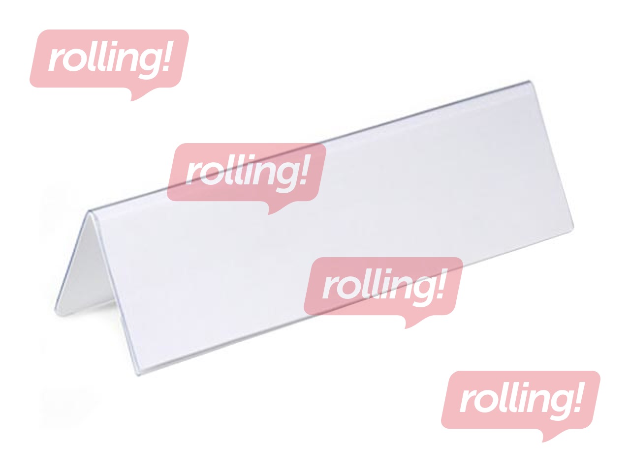 Galda kartes turētājs, 105/210 x 297 mm, caurspīdīgs