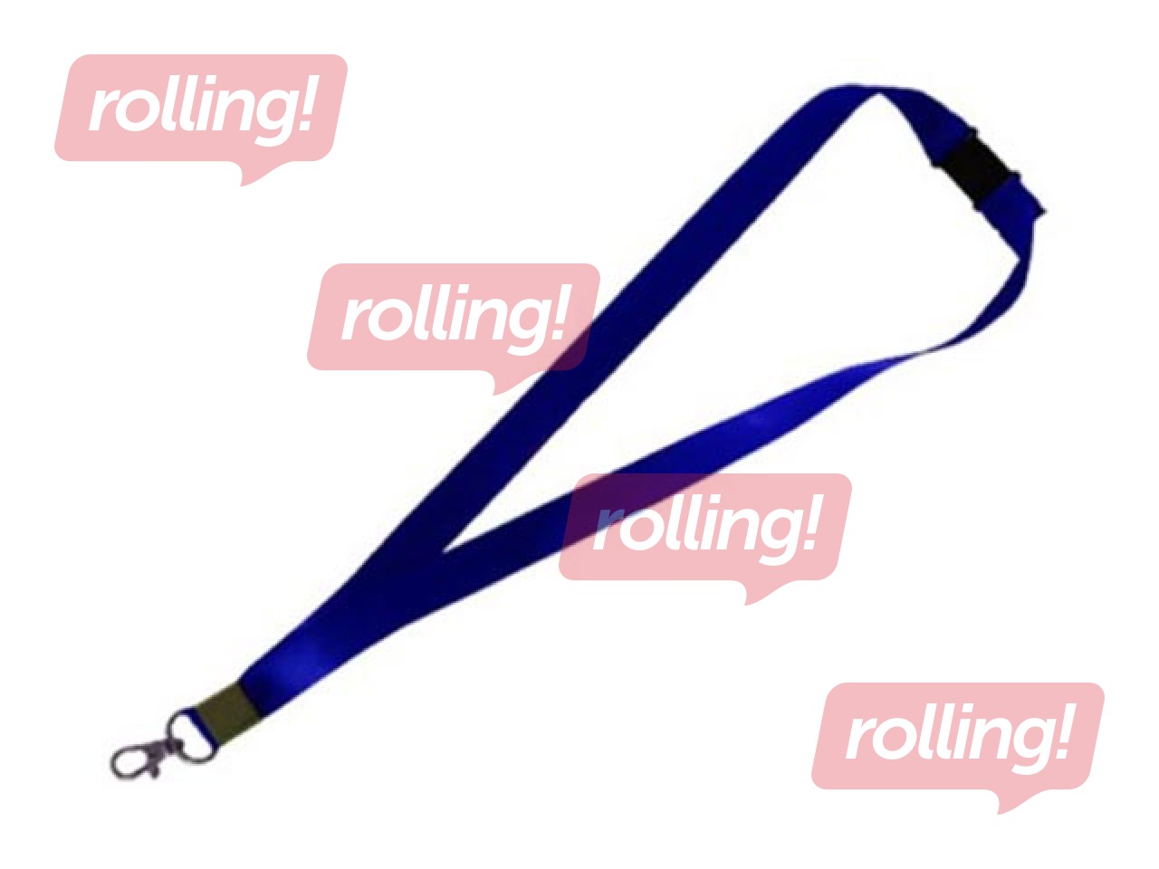 Kaelapael kaardihoidjale sinine,metallklõps 45 cm