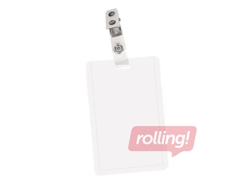 Identifikācijas karte Forpus ar klipsi, 90x55mm, vertikāla