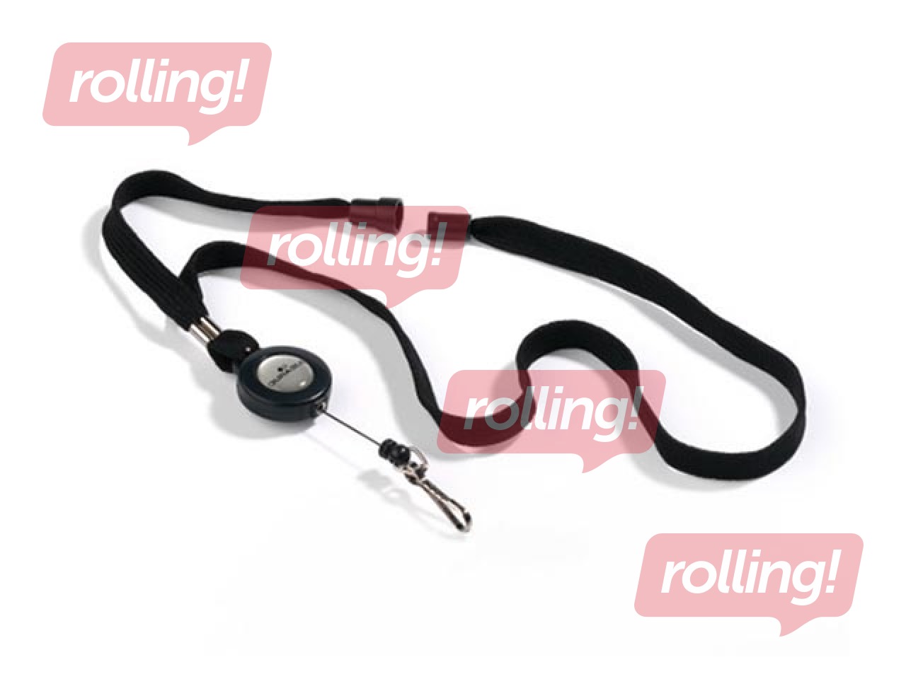 Kaelapael kaardihoidjale Durable, vastupidav, must, 10 tk