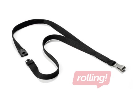 Textile lanyard Durable, black