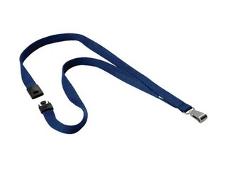Textile lanyard Durable, midnight blue