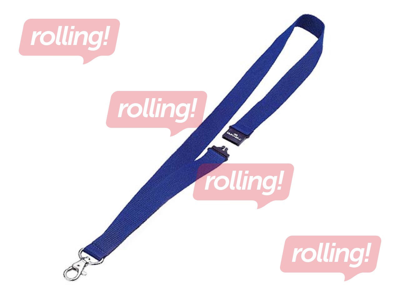 Identifikācijas kartes lente Durable, ar drošības sprādzi, zila