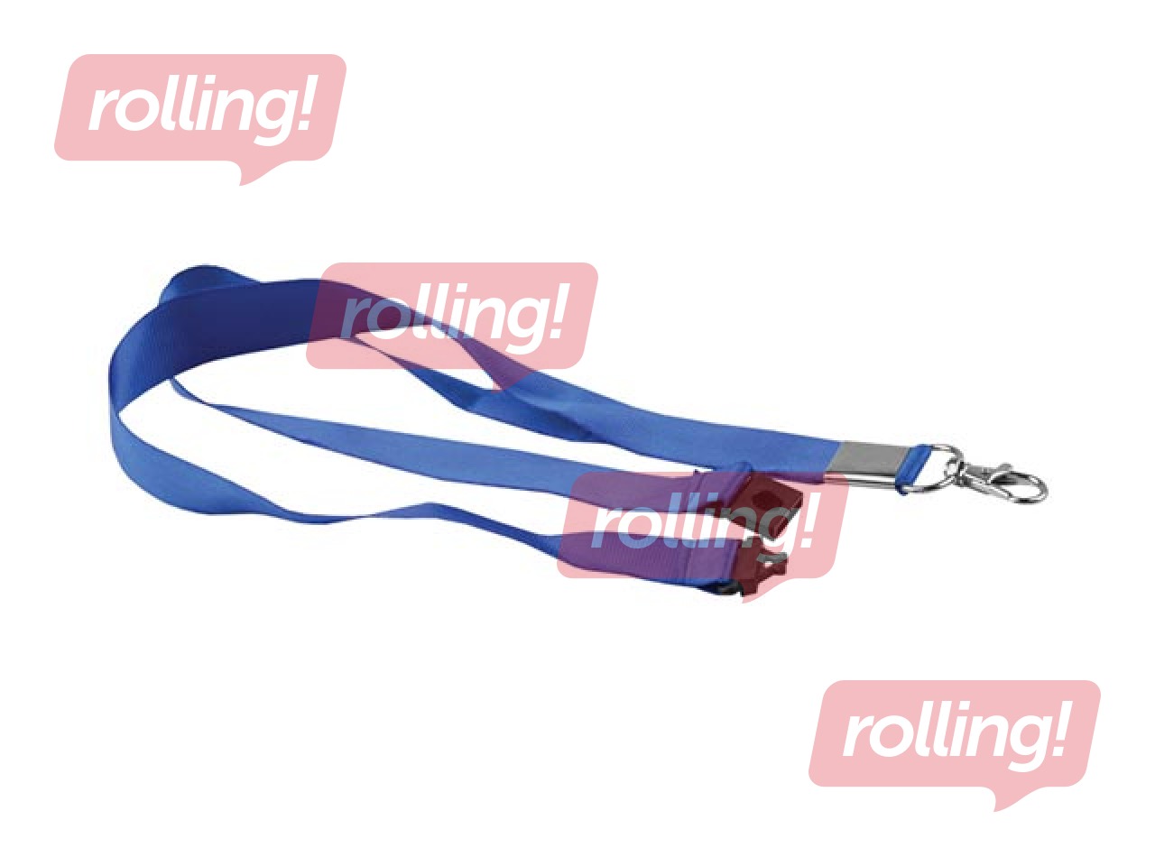 Лента идентификационная с пряжкой Forofis, синяя, 45 см