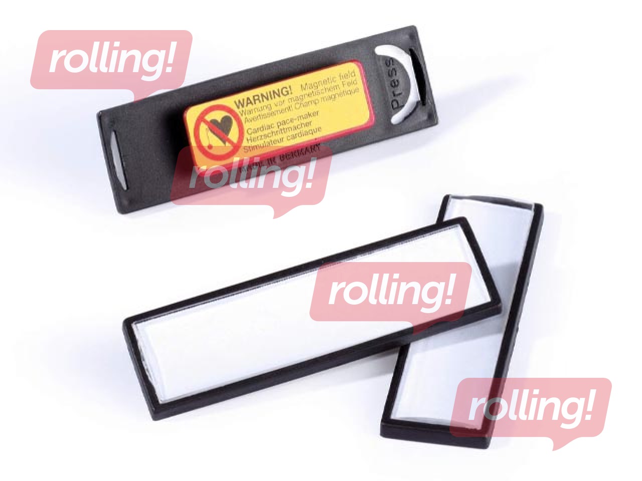 Nimesilt magnetkinnitusega Durable, 17x67mm