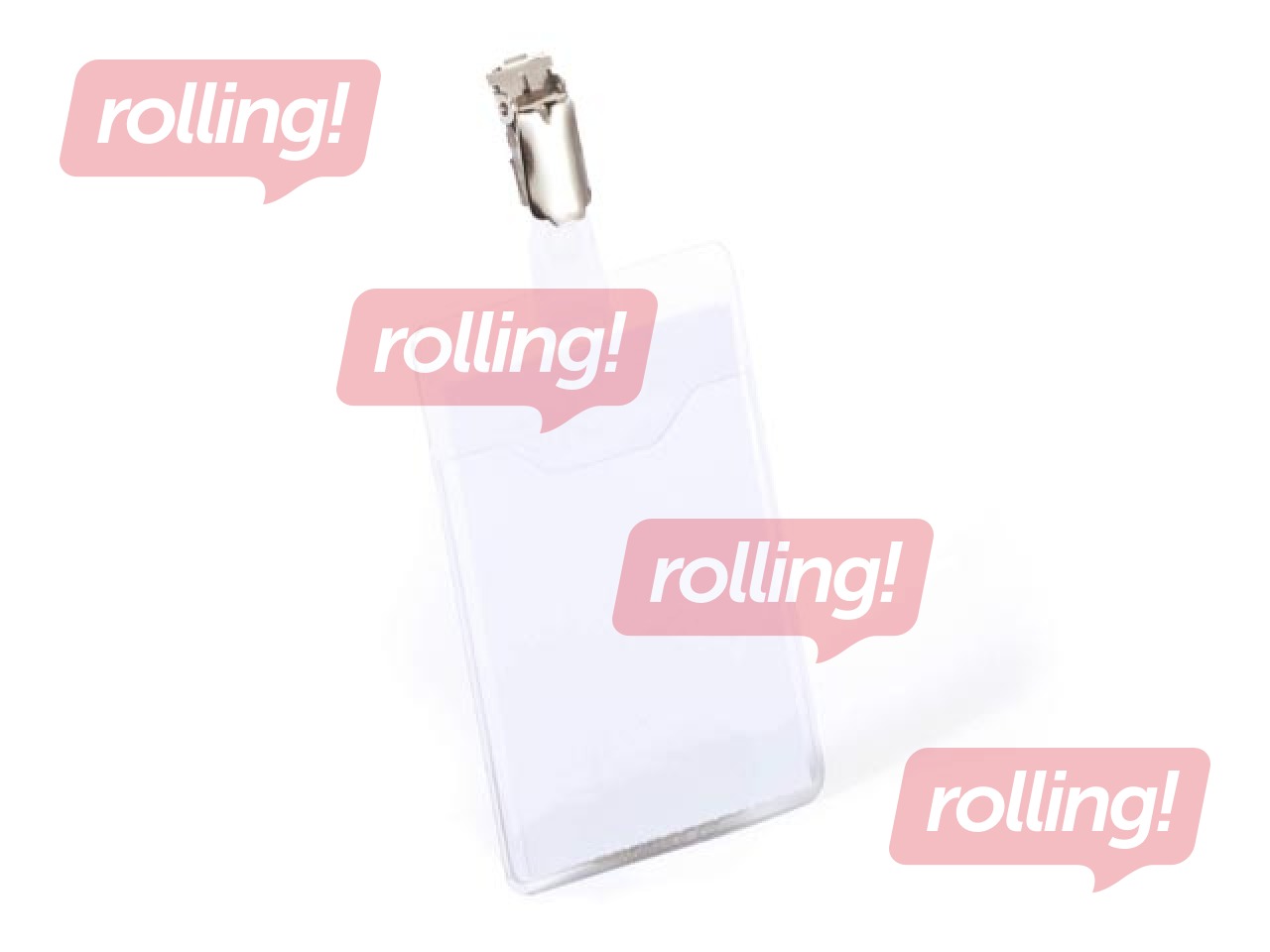 Identifikaardiga nimekaart klambriga Durable, vertikaalne, 60x90mm