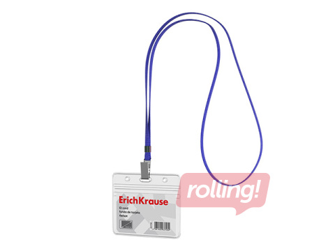Identifikācijas karte ErichKrause ar zilu lentu, 95x58mm