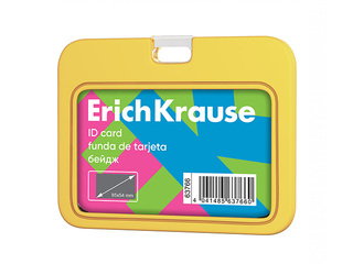 ID-kaardi hoidja ErichKrause, silikoon, neoonkollane, 85x54mm