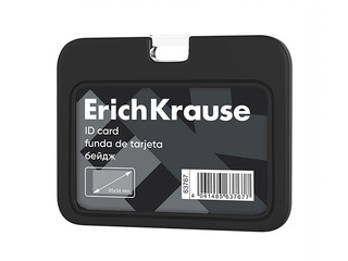 Identifikācijas karte ErichKrause, silikona, melna, 85x54mm