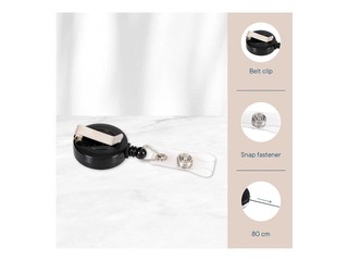 ID-kaardihoidja Europel, must 10 tk