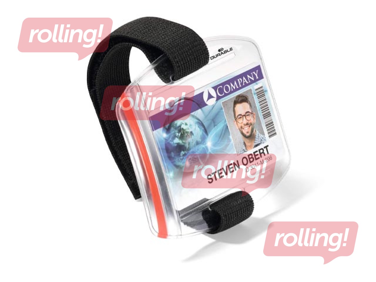 ID-kaardi hoidik Durable Outdoor, käerihmaga, 54x90mm, 10 tk.