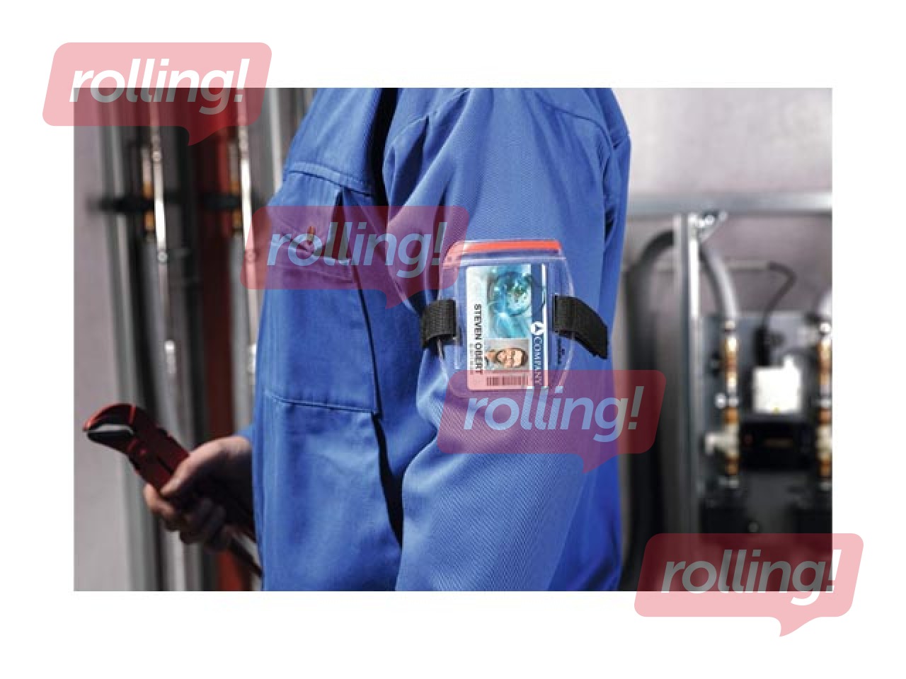 ID-kaardi hoidik Durable Outdoor, käerihmaga, 54x90mm, 10 tk.