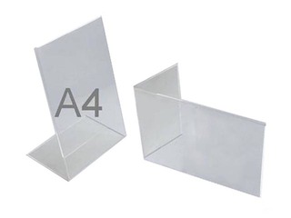 Держатель проспектов A4, L - форма, вертикальный
