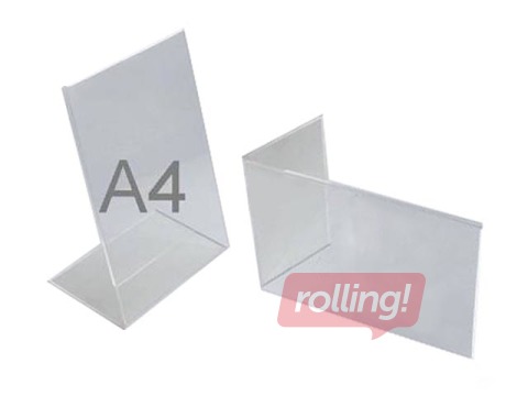 Reklaamalus A4, L - seisak, vertikaalne