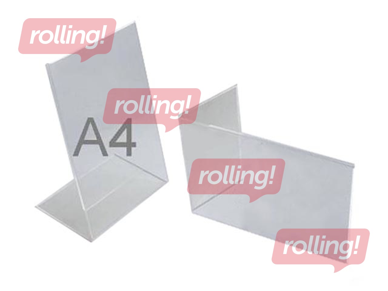 Reklaamalus A4, L - seisak, vertikaalne