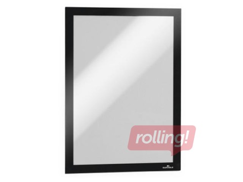 Information pocket Duraframe Self-adhesive A4, with a black frame