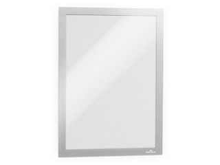 Iseliimuv infohoidja magnetkinnitusega Duraframe  A4, hõbeda raamiga