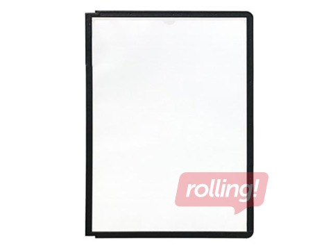 Information frame Sherpa A4, 5 pcs., black