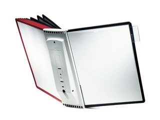 Wall display Durable Sherpa with 5 red and 5 black display panels