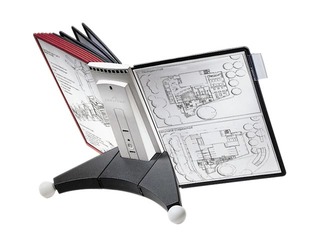 Table display Durable Sherpa with 5 gray and 5 black display panels